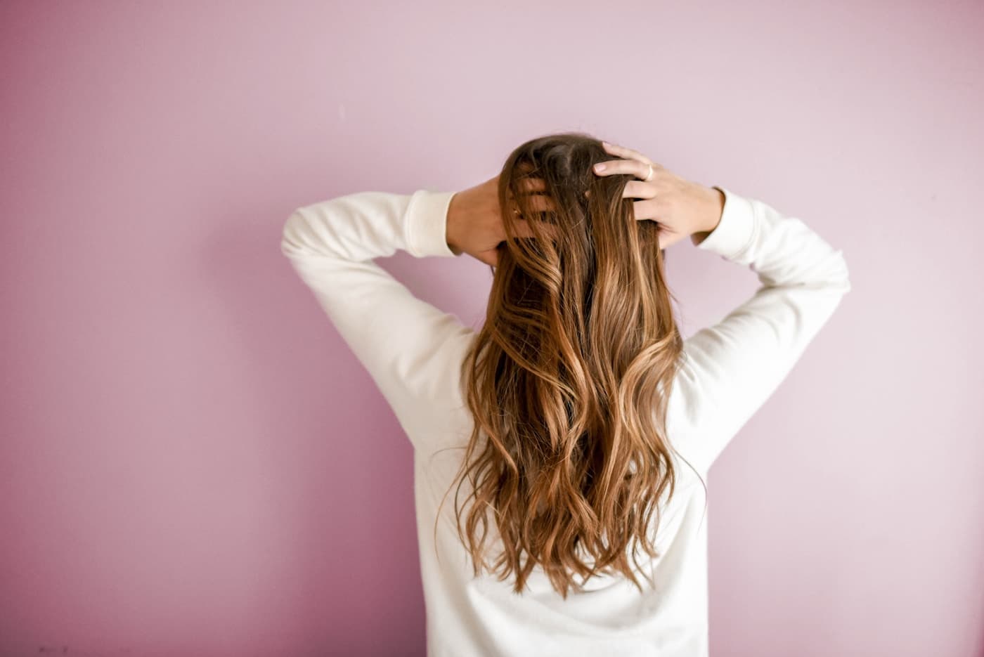 Beautiful styled hair at Xinh & Shine Hair Lab